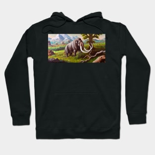 Mammoth Oil Painting Hoodie